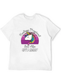 Feeling Magical But Also Stabby Casual Graphic T-Shirt – Simple And Comfortable Daily Wear