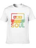 Funk Clothing | Vintage 70s Costume For Soul Music Lightweight Cotton T-Shirt – Daily Comfort Graphic Shirt