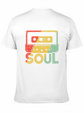 Funk Clothing | Vintage 70s Costume For Soul Music Lightweight Cotton T-Shirt – Daily Comfort Graphic Shirt