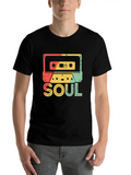 Funk Clothing | Vintage 70s Costume For Soul Music Lightweight Cotton T-Shirt – Daily Comfort Graphic Shirt