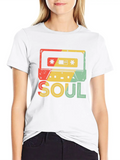 Funk Clothing | Vintage 70s Costume For Soul Music Lightweight Cotton T-Shirt – Daily Comfort Graphic Shirt