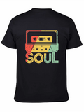 Funk Clothing | Vintage 70s Costume For Soul Music Lightweight Cotton T-Shirt – Daily Comfort Graphic Shirt