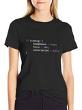 Funny Joke Programming If Coding Headphones Focus Casual Graphic T-Shirt – Simple And Comfortable Daily Wear