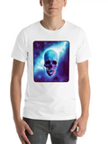 Galactic Daisy Skull Casual Graphic T-Shirt – Simple And Comfortable Daily Wear