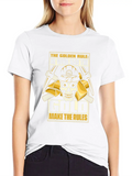 Gold Mining Relaxed Everyday Tee – Lightweight And Durable Cotton