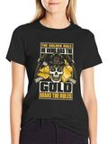 Gold Mining Relaxed Everyday Tee – Lightweight And Durable Cotton