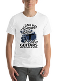 Guitar Jesus Man Casual Graphic T-Shirt – Simple And Comfortable Daily Wear