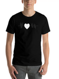 Heart Beat Lightweight Cotton T-Shirt – Daily Comfort Graphic Shirt