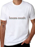 House Music Casual Graphic T-Shirt – Simple And Comfortable Daily Wear