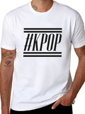 #KPOP Casual Graphic T-Shirt – Simple And Comfortable Daily Wear