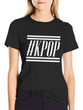 #KPOP Casual Graphic T-Shirt – Simple And Comfortable Daily Wear