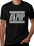 #KPOP Casual Graphic T-Shirt – Simple And Comfortable Daily Wear