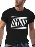 #KPOP Casual Graphic T-Shirt – Simple And Comfortable Daily Wear