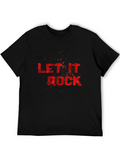 LET IT ROCK 2 Relaxed Everyday Tee – Lightweight And Durable Cotton
