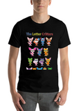 Letter Critters Characters 2024 Lightweight Cotton T-Shirt – Daily Comfort Graphic Shirt