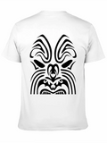 Maori Tribal Tattoo Mask 5 Ethnic Mask Relaxed Everyday Tee – Lightweight And Durable Cotton