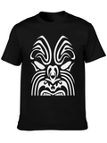 Maori Tribal Tattoo Mask 5 Ethnic Mask Relaxed Everyday Tee – Lightweight And Durable Cotton