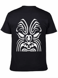 Maori Tribal Tattoo Mask 5 Ethnic Mask Relaxed Everyday Tee – Lightweight And Durable Cotton