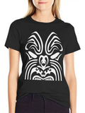 Maori Tribal Tattoo Mask 5 Ethnic Mask Relaxed Everyday Tee – Lightweight And Durable Cotton