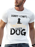 Meditate With Dog Casual Graphic T-Shirt – Simple And Comfortable Daily Wear