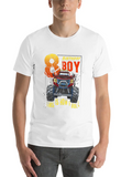 Monster Truck 8th Birthday Truck Birthday Casual Graphic T-Shirt – Simple And Comfortable Daily Wear