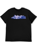Mountains, Mountain Lightweight Cotton T-Shirt – Daily Comfort Graphic Shirt