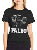 New Design Team Paleo Best Seller Casual Graphic T-Shirt – Simple And Comfortable Daily Wear