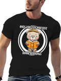 Only You Can Prevent Book Burnings Sparky Lightweight Cotton T-Shirt – Daily Comfort Graphic Shirt