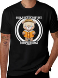 Only You Can Prevent Book Burnings Sparky Lightweight Cotton T-Shirt – Daily Comfort Graphic Shirt