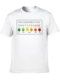 Pain Scale Casual Graphic T-Shirt – Simple And Comfortable Daily Wear