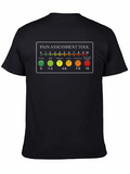 Pain Scale Casual Graphic T-Shirt – Simple And Comfortable Daily Wear