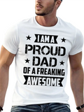Proud Massage Therapist Dad Father's Day Best Pop Relaxed Everyday Tee – Lightweight And Durable Cotton