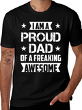 Proud Massage Therapist Dad Father's Day Best Pop Relaxed Everyday Tee – Lightweight And Durable Cotton