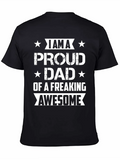 Proud Massage Therapist Dad Father's Day Best Pop Relaxed Everyday Tee – Lightweight And Durable Cotton
