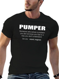 Pumper Description Casual Graphic T-Shirt – Simple And Comfortable Daily Wear