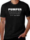 Pumper Description Casual Graphic T-Shirt – Simple And Comfortable Daily Wear