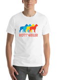 Rottweiler Pop Art Casual Graphic T-Shirt – Simple And Comfortable Daily Wear