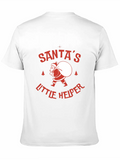 Santa's Little Helper Relaxed Everyday Tee – Lightweight And Durable Cotton