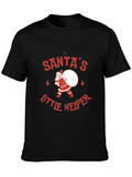 Santa's Little Helper Relaxed Everyday Tee – Lightweight And Durable Cotton