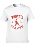 Santa's Little Helper Relaxed Everyday Tee – Lightweight And Durable Cotton