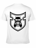 Shield Truck Truck Lorries Truck Driver Driving Ca Casual Graphic T-Shirt – Simple And Comfortable Daily Wear