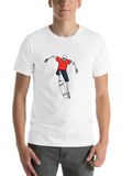 Skeleton Skater Flip Trick Jumping Skateboarderoly Casual Graphic T-Shirt – Simple And Comfortable Daily Wear