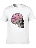 Skull Lightweight Cotton T-Shirt – Daily Comfort Graphic Shirt