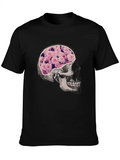 Skull Lightweight Cotton T-Shirt – Daily Comfort Graphic Shirt