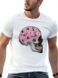 Skull Lightweight Cotton T-Shirt – Daily Comfort Graphic Shirt