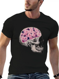 Skull Lightweight Cotton T-Shirt – Daily Comfort Graphic Shirt