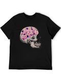 Skull Lightweight Cotton T-Shirt – Daily Comfort Graphic Shirt