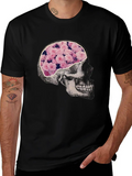 Skull Lightweight Cotton T-Shirt – Daily Comfort Graphic Shirt