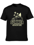 Summer Adventure Relaxed Everyday Tee – Lightweight And Durable Cotton