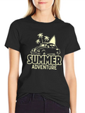 Summer Adventure Relaxed Everyday Tee – Lightweight And Durable Cotton